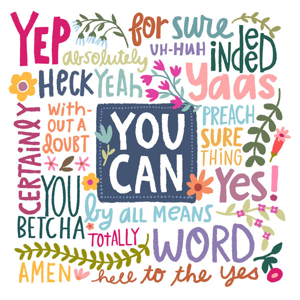 Fine art prints by Eliza Todd featuring positive affirmations - APeaceofWerk.com