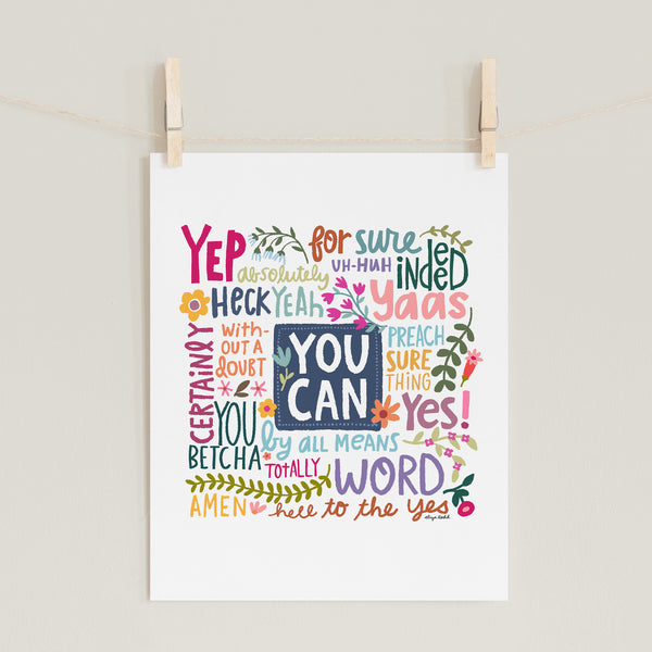 Fine art prints by Eliza Todd featuring positive affirmations - APeaceofWerk.com