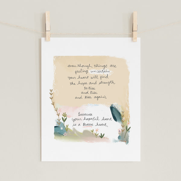 Fine art prints by Eliza Todd featuring modern neutral design and saying - APeaceofWerk.com