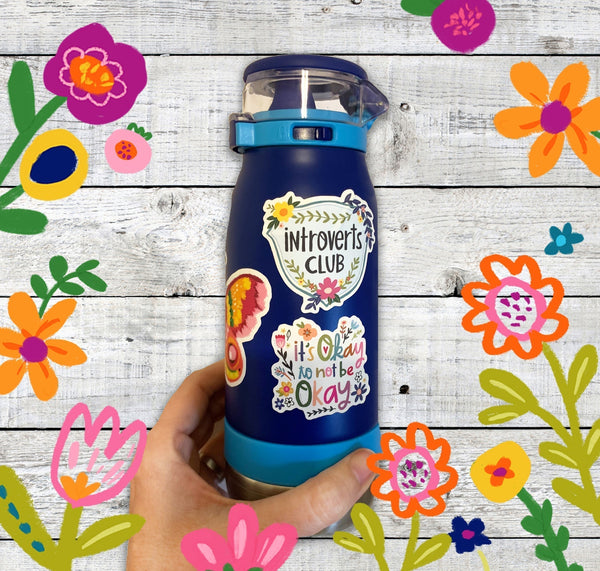 Offline is Peace of Mind - Decorative Matte Laminate Stickers