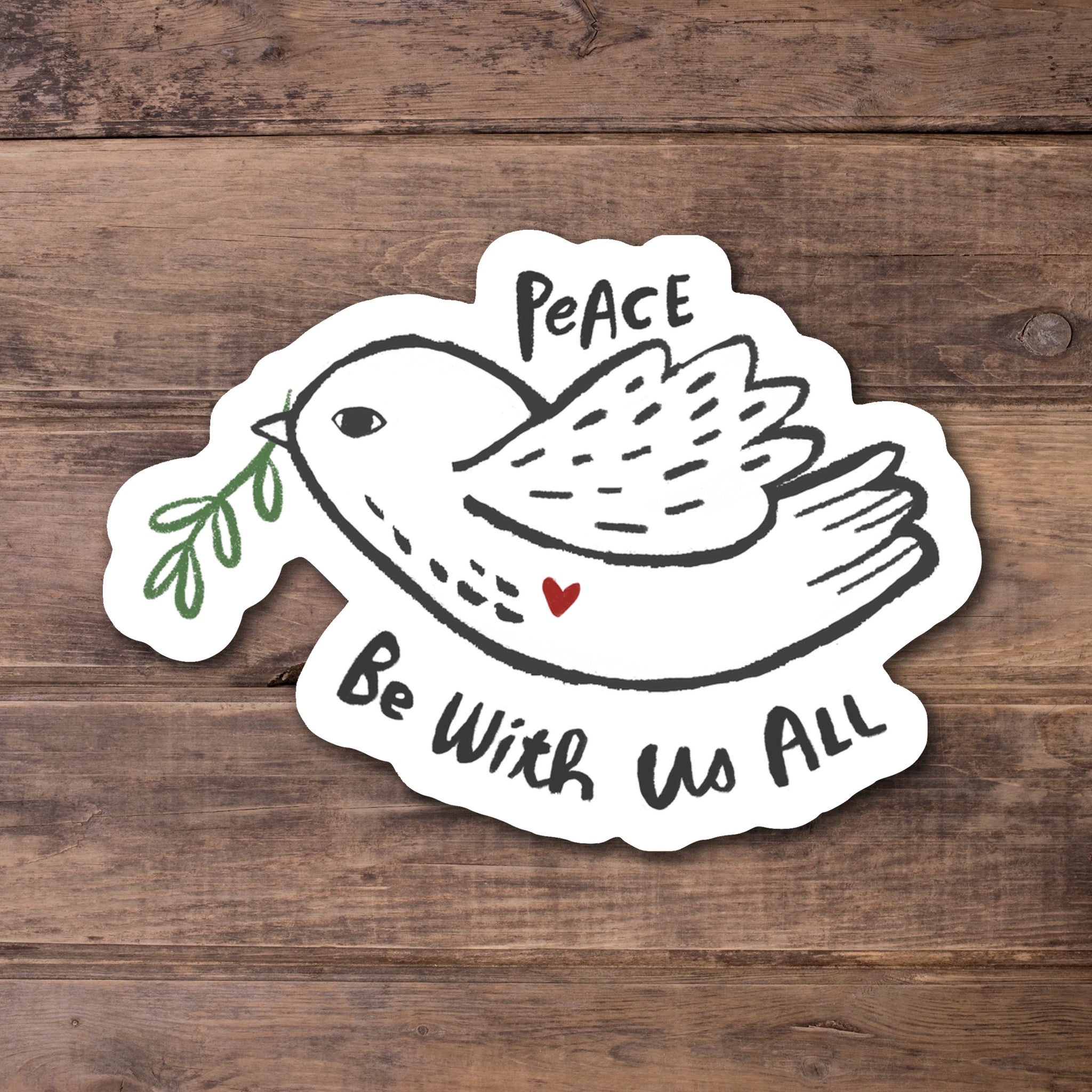 Peace Be With Us All Stickers
