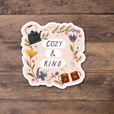 Cozy and Kind - Decorative Matte Laminate Stickers