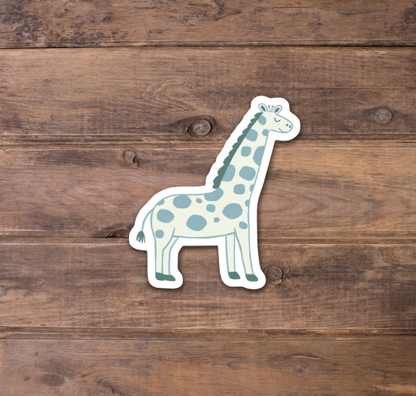 Giraffe Matte Stickers