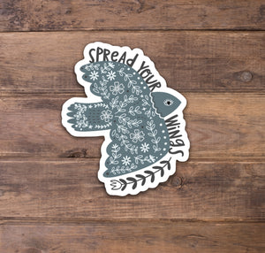 Spread Your Wings - Decorative Matte Laminate Stickers