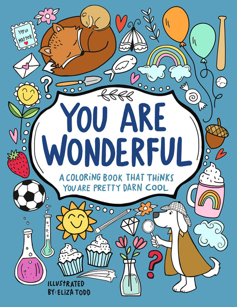 You Are Wonderful Coloring Book - Digital Download